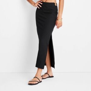 Target Future Collective with Jenee Naylor Cutout O-Ring Skirt Black Size 10